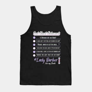 Best Client Staterments Tank Top